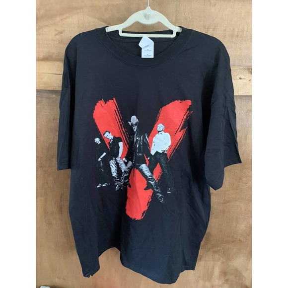 U2 Vertigo 06 Mens Austrailia Graphic Concert Tour T-Shirt Black Tee XL - Picture 1 of 4